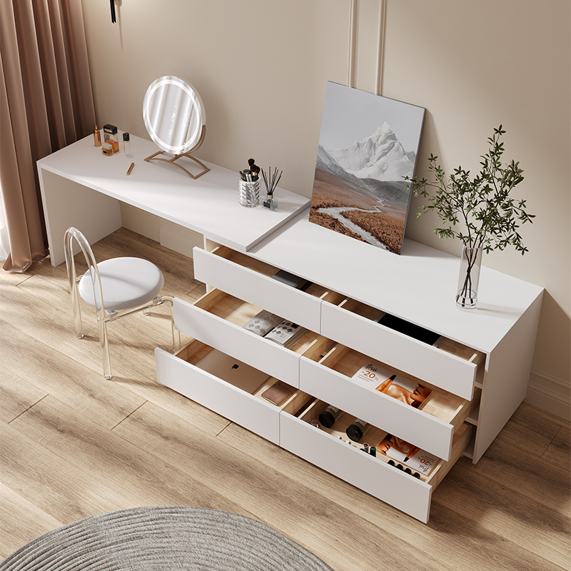 Dresser,Multi-purpose Flat L S - Desk Setup No Computer 评论和价格