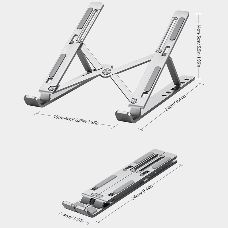 Foldable Aluminum Laptop Stand - Desk Setup Macbook 评论和价格