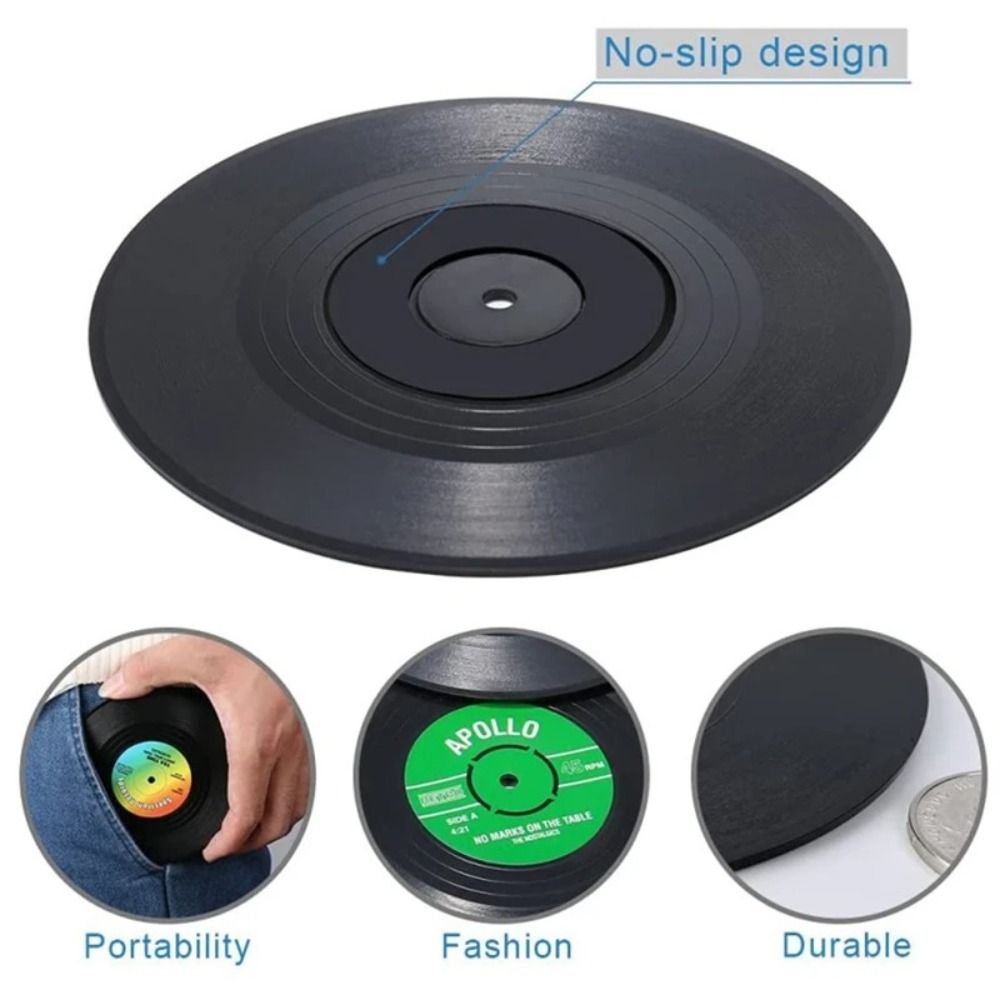 2/4/6PCS Retro Vinyl Record Cu - Desk Setup Retro 评论和价格
