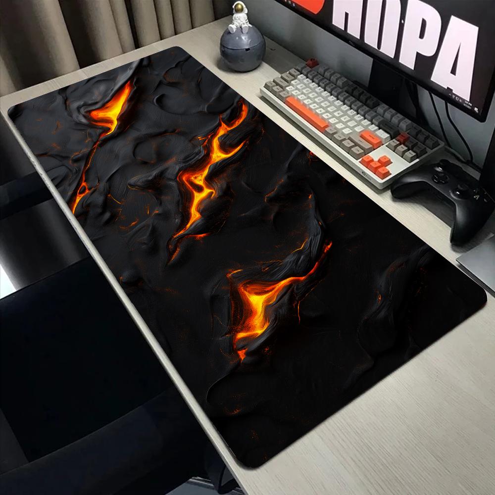 Abstract Fluid Gaming Mouse Pa - Desk Setup Gadgets 评论和价格