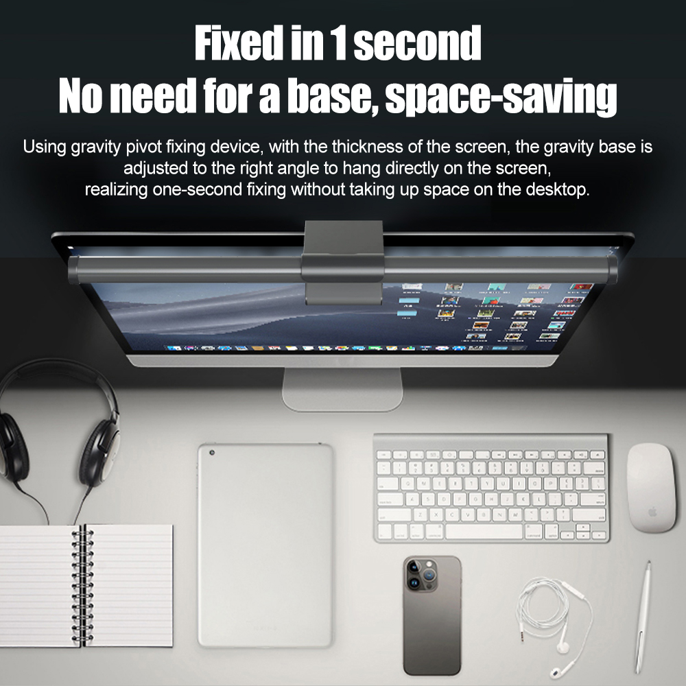 Setup Dimmable Light Bar Monit - Desk Setup Gadgets 评论和价格