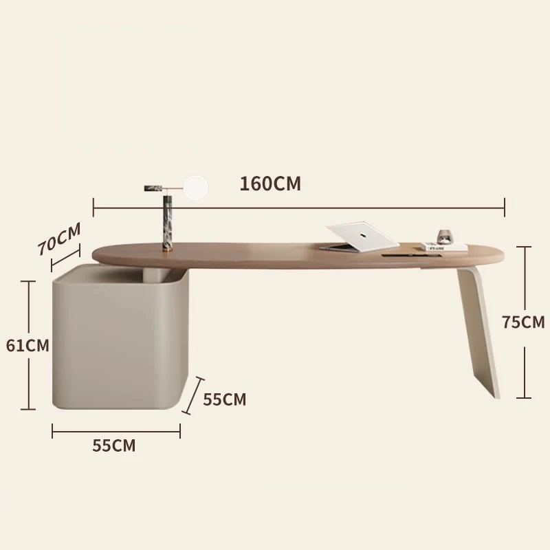 &-Bedroom Notebook Table File  - Desk Setup No Computer 评论和价格