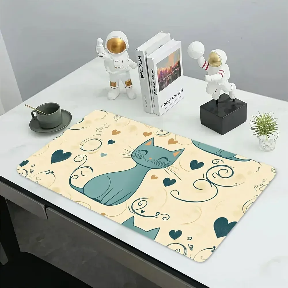 Gaming Mouse Pad 1PC Animal Ca - Desk Setup For Office 评论和价格