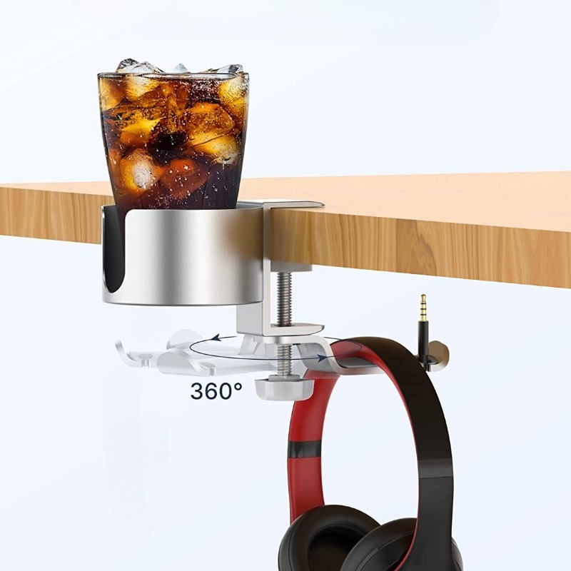 360° Rotating Desk Headphone H - Desk Setup For Office 评论和价格