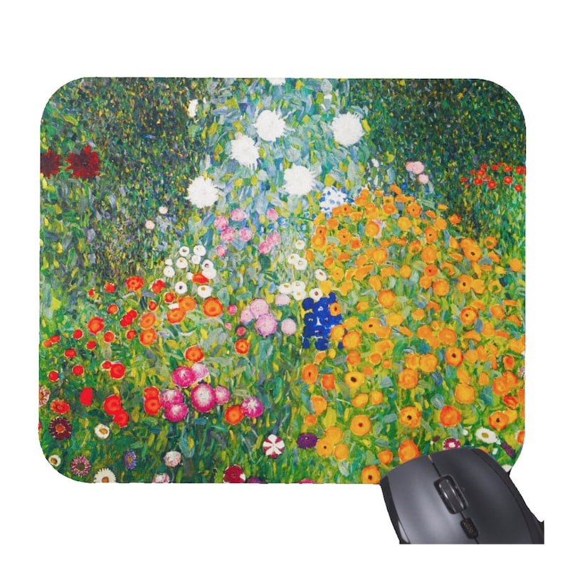 Gustav Klimt Flowers Floral Mo - Desk Setup Gadgets 评论和价格
