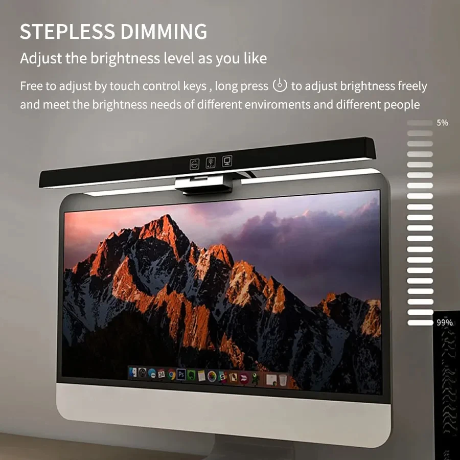 33cm 50cm LED Monitor Light Re - Desk Setup No Computer 评论和价格