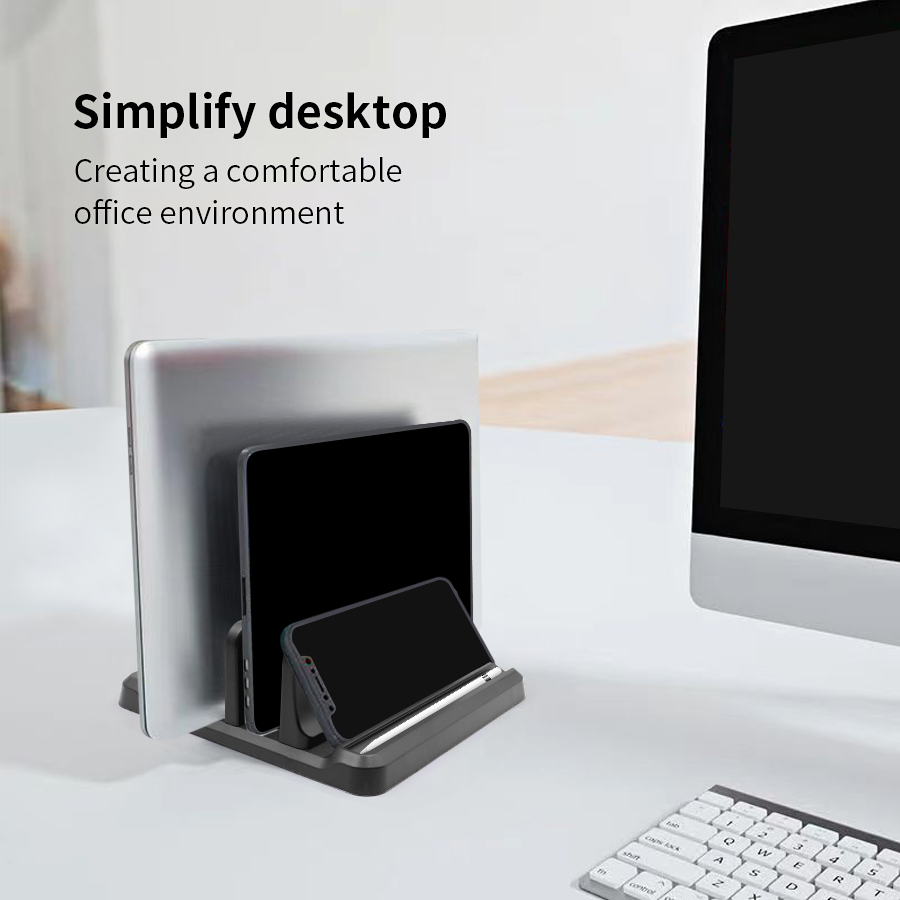 Vertical Laptop Stand Plastic  - Desk Setup Macbook 评论和价格