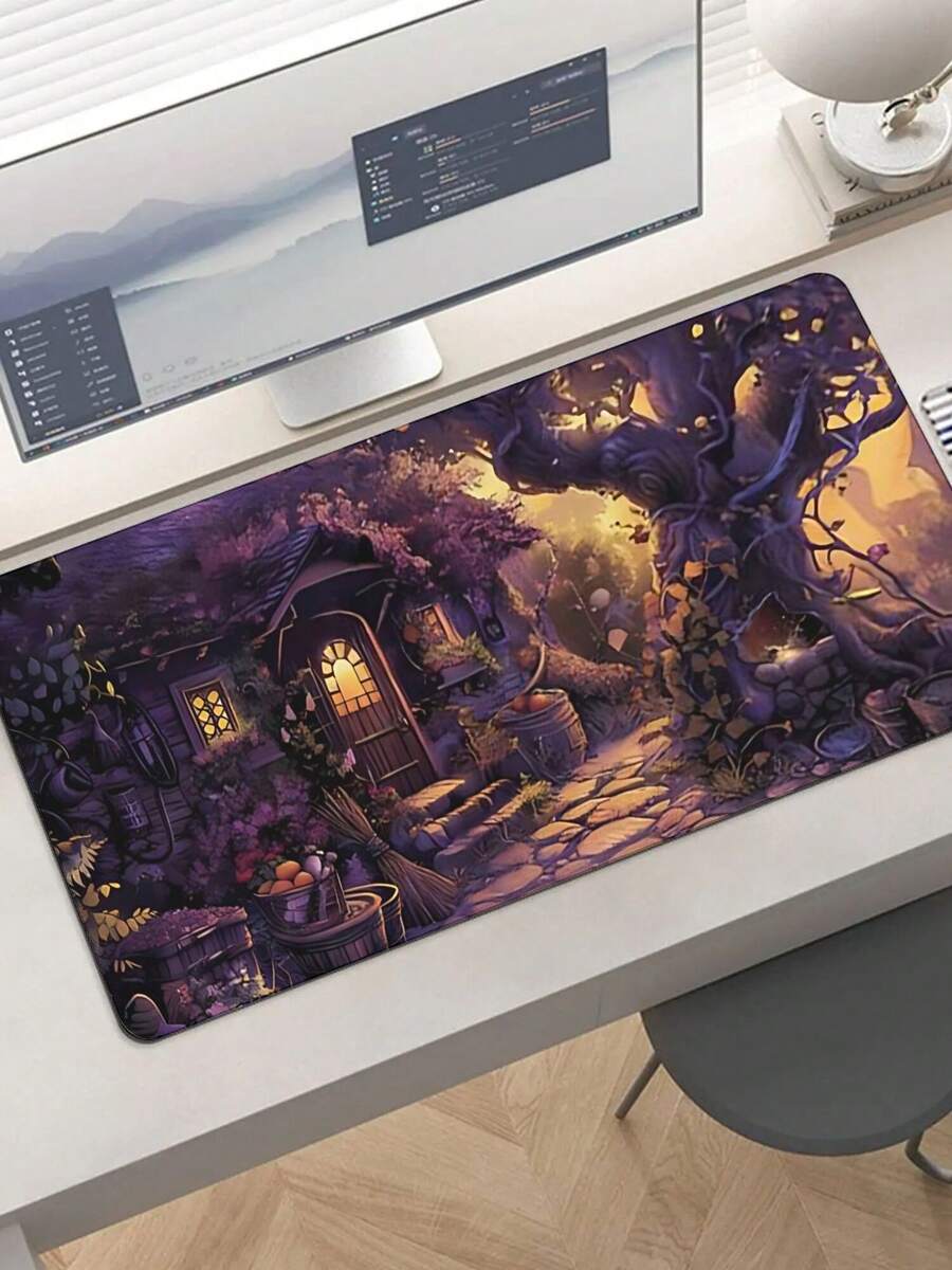 Large Gaming Mouse Pad With Fa - Work Desk Home Setup 评论和价格