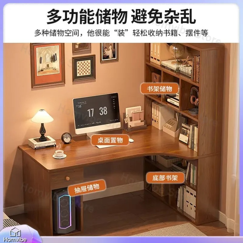 L Shaped Computer Desk with Bo - Desk Setup Corner 评论和价格