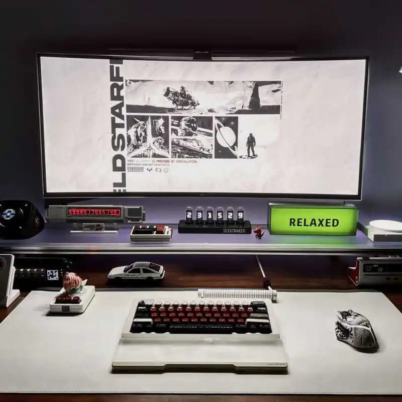 Aluminum Monitor Stand Acrylic - Desk Setup Living Room 评论和价格