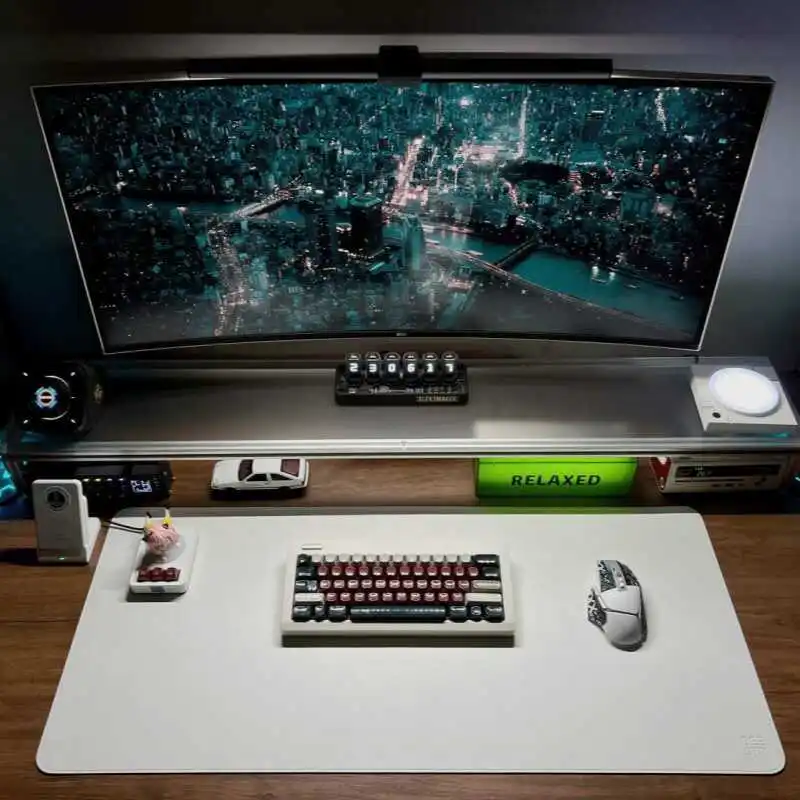 Aluminum Monitor Stand Acrylic - Desk Setup Living Room 评论和价格