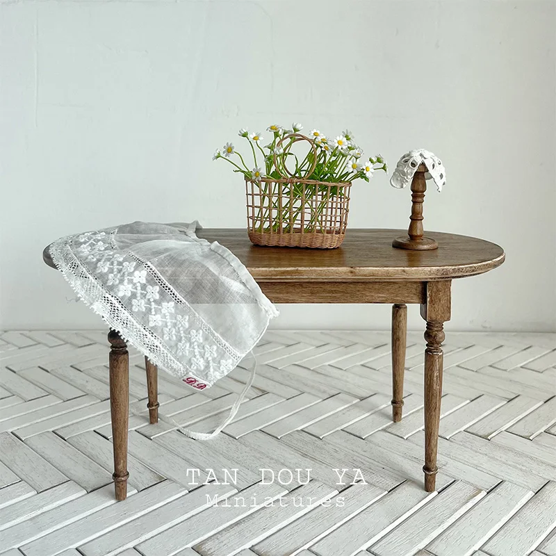 1/6 Doll House Model Furniture - Desk Setup Retro 评论和价格