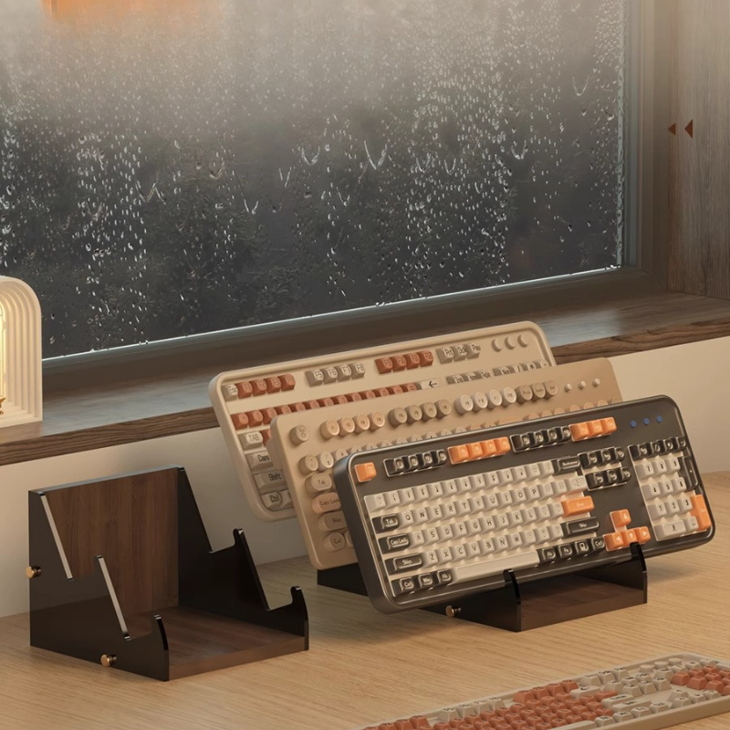 Acrylic Floating Keyboard Stan - Desk Setup Living Room 评论和价格