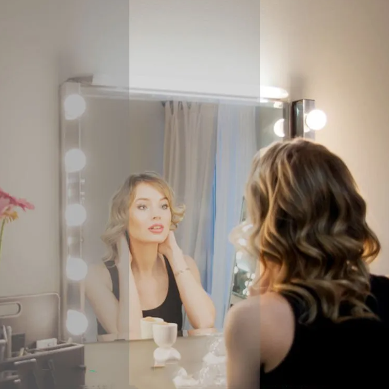 LED Mirror Makeup Mirror w/Lig - Desk Setup Light 评论和价格