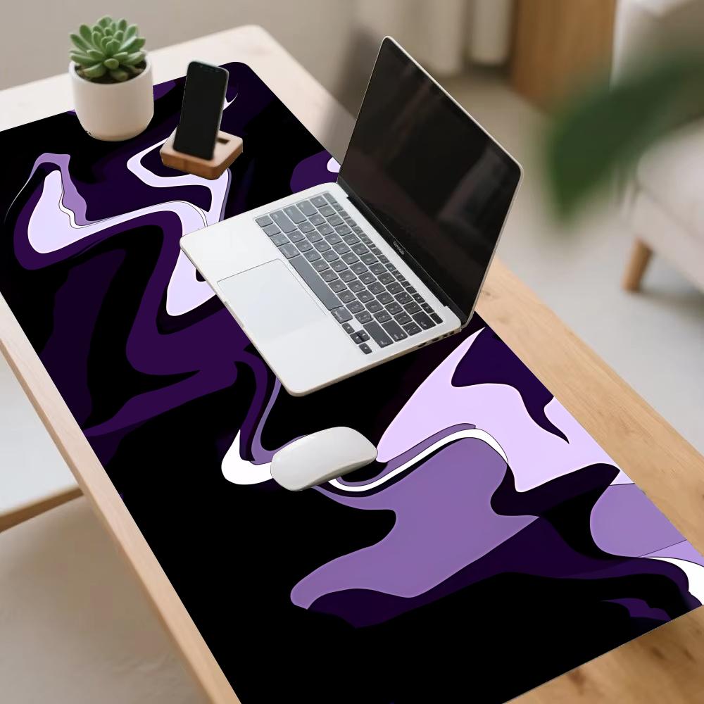 Playmat Purple Black Fluid Mou - Desk Setup Gadgets 评论和价格