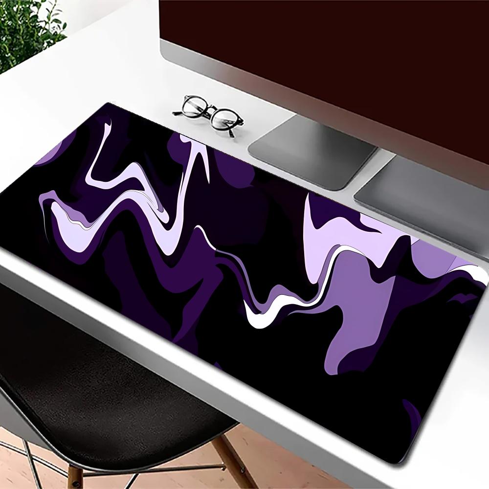 Playmat Purple Black Fluid Mou - Desk Setup Gadgets 评论和价格