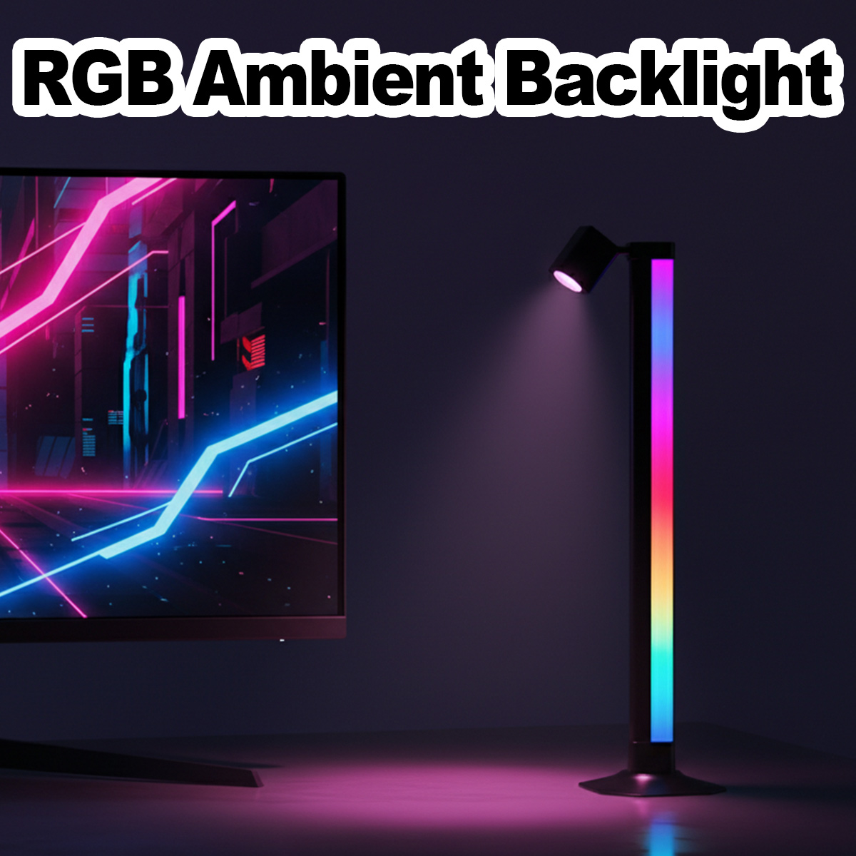 Smart Light Bar LED RGB Music  - Desk Setup Tv 评论和价格