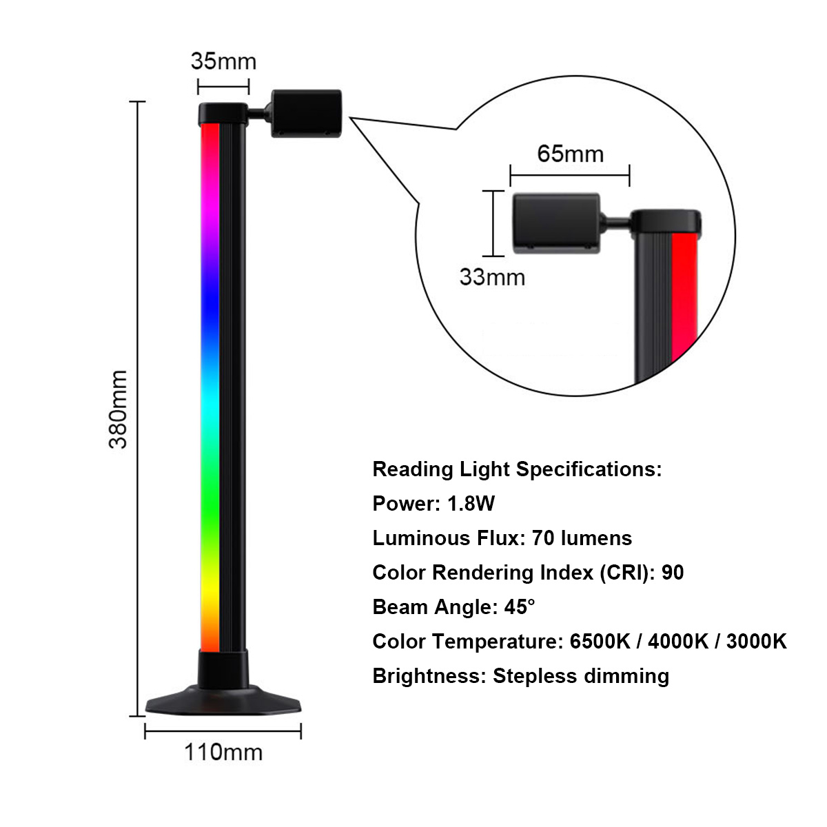 Smart Light Bar LED RGB Music  - Desk Setup Tv 评论和价格