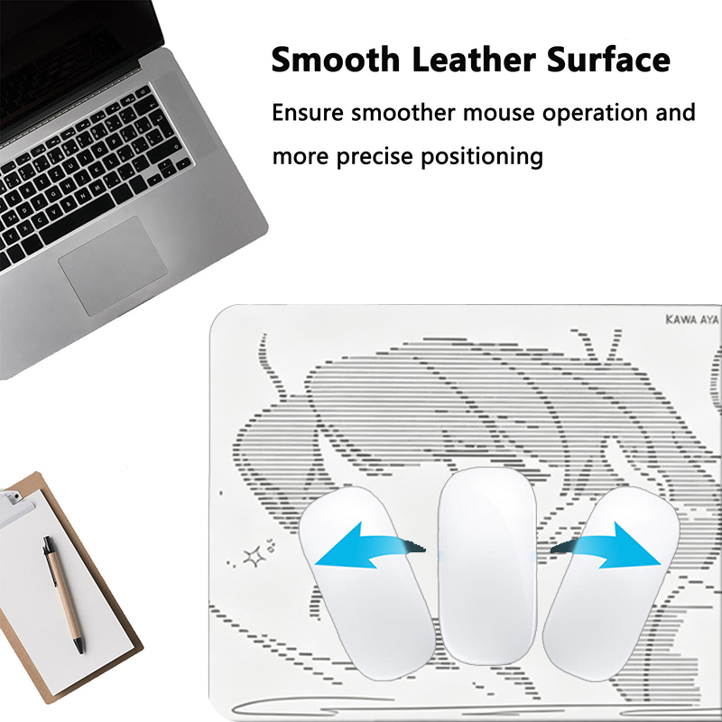 1Pcs Leather Mouse Pad Anime A - Desk Setup Ergonomic 评论和价格