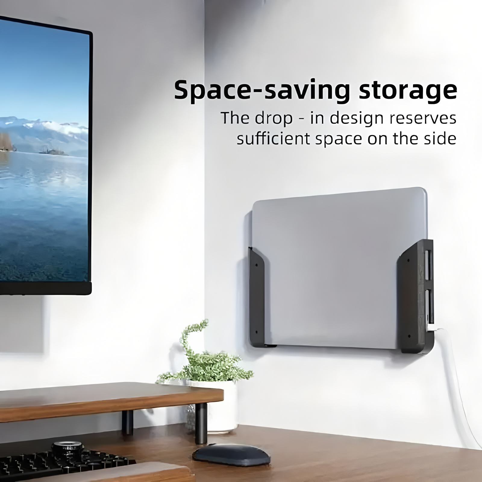 Universal Laptop Wall Mount Un - Desk Setup Macbook 评论和价格